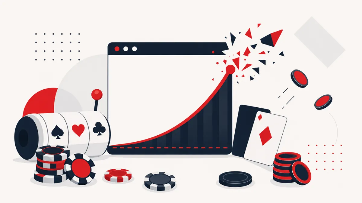Crash hry v online casinech – ilustrace